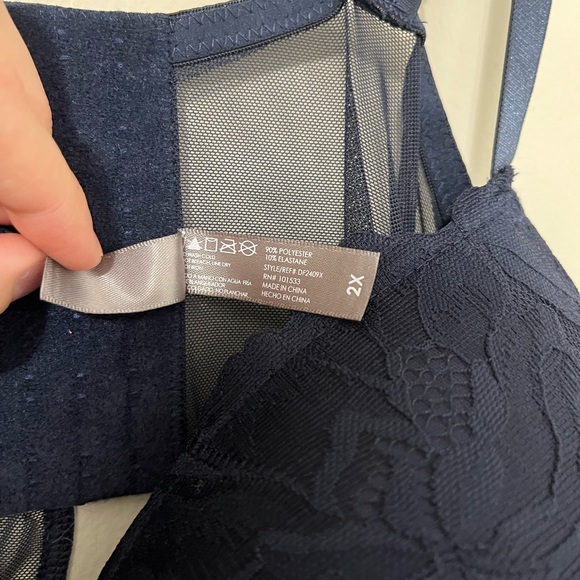 Daisy Fuentes (NWOT) Navy Blue Lingerie Set - Picture 3 of 7